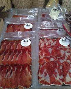 Pre-sliced cured meat